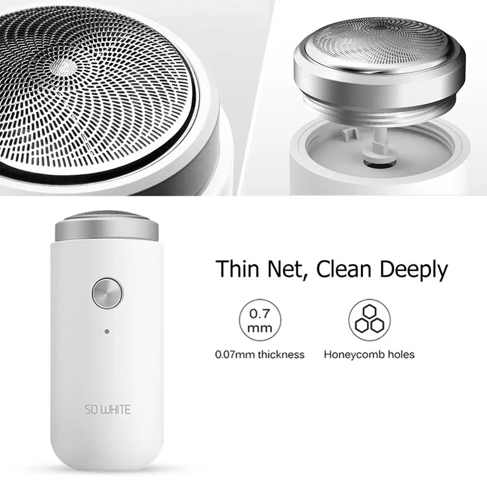 Электробритва Xiaomi Mijia для мужчин SO WHITE ED1 перезаряжаемая с USB миниатюрная