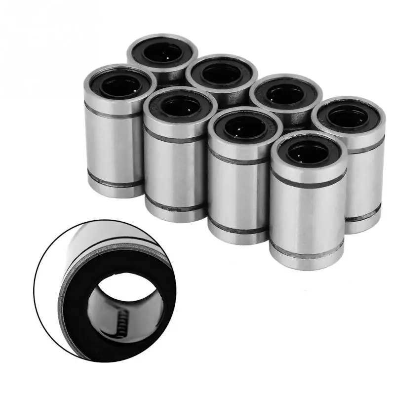 8pcs/Lot LM8UU 8mm Linear Motion Ball Bearing Bushing Ball Bearings for