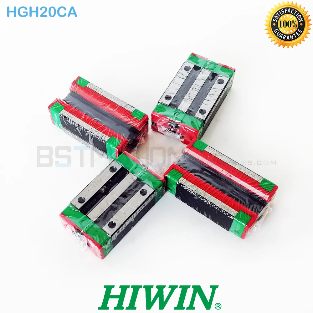 

Genuine HIWIN Linear Slide Block HGH20CA Carriage Block for HGR20 20mm Linear Guide Rail