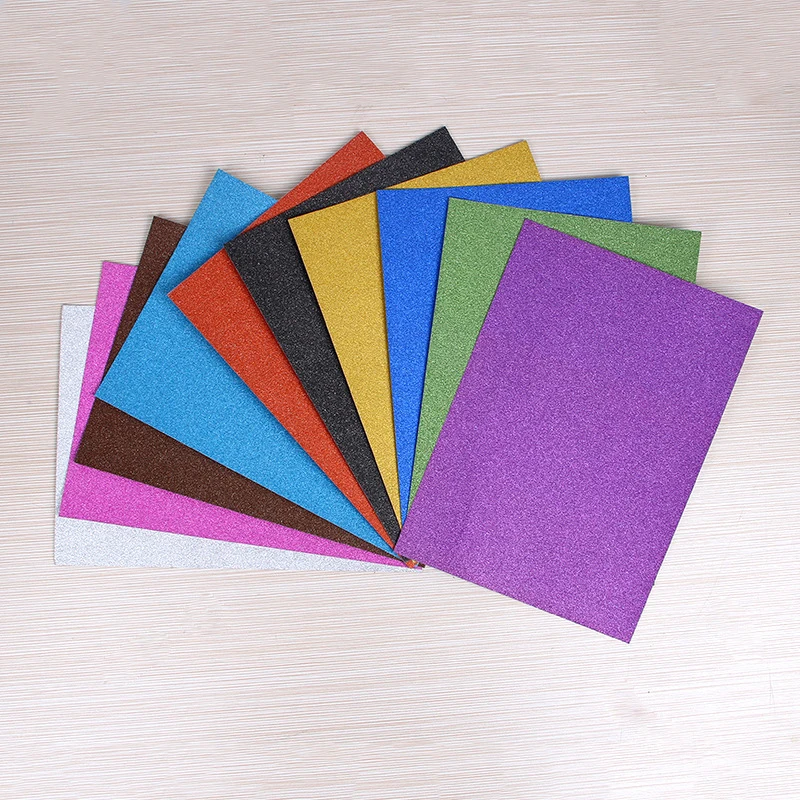 

DIY Material Craft Paper Party Decoration Card Paperboard Children's Toy Handmade Glitter Paper Flash Powder Cardboard