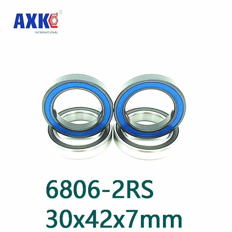 2021 New Rolamento Axk Free Shipping 2pcs 6806 61806 2rs Si3n4 Ceramic Ball Bearing Rubber Sealed Bb30 Hubs 6806-2rs 30x42x7mm |