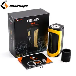 Оригинальный E-сигареты Mod GeekVape AEGIS 100 Вт TC поле Mod W/O батарея 26650 fit 18650 26650 водонепроницаемый пылезащитный мод