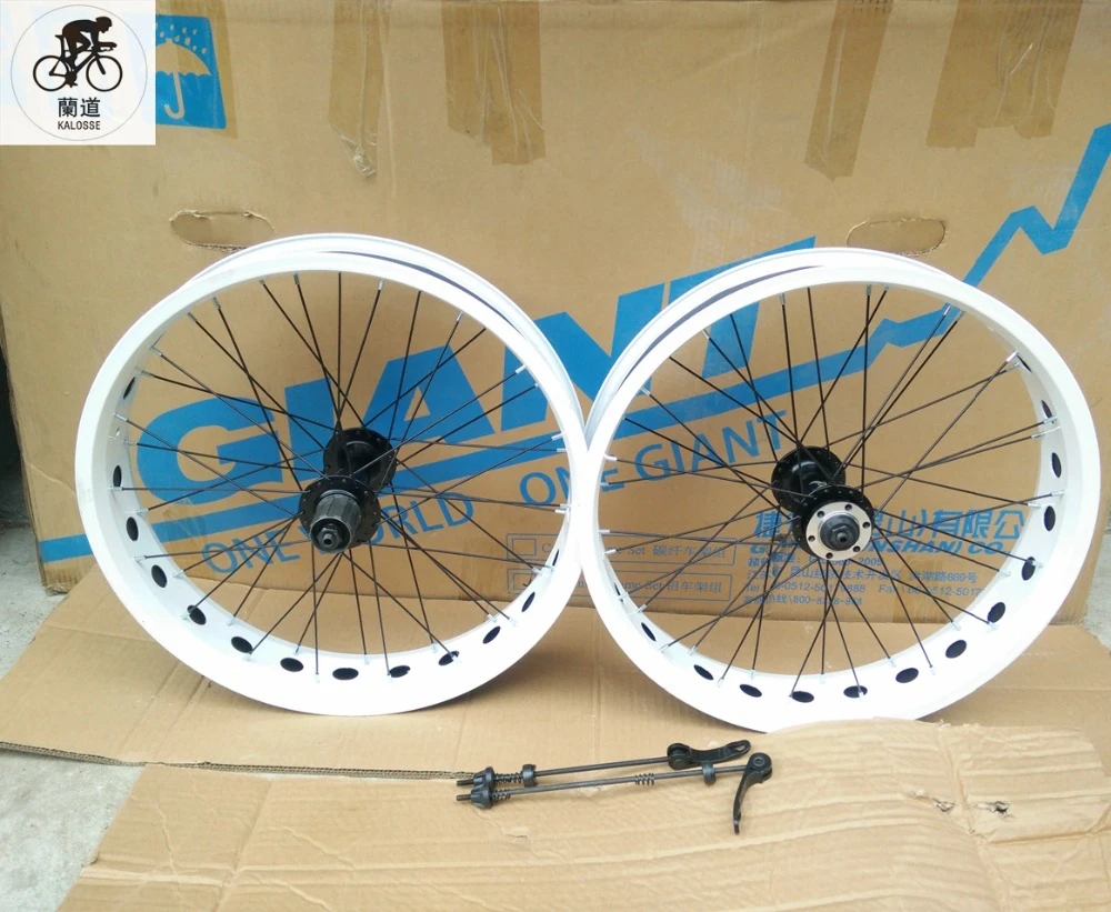 Kalosse 20 inch 36 Holes 20*4.0 wheels 