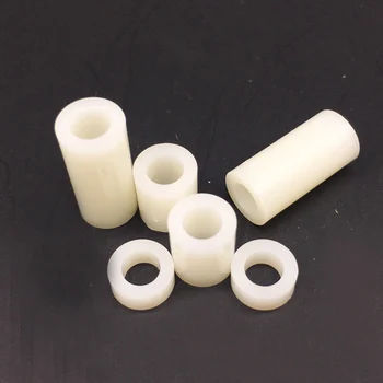 

Wkooa M5x9x3 ABS Nylon Round Standoff Spacer PCB Board Spacer Washers No Threads Pack 100
