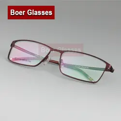 Новая мода Ретро Мужчины очки в роговой оправе мужской близорукость рецепт на очки для зрения металлические очки Rxable 8134 (58-16-140)