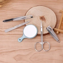 Мультяшная сова 5 шт. маникюрный набор Уход за ногтями Кусачки Ножницы дорожные наборы для ухода