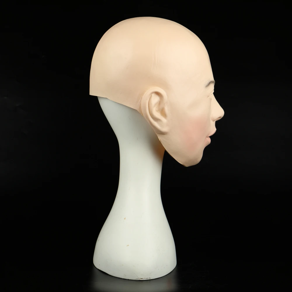 Realistic Female Mask For Halloween Human Female Masquerade Latex Party Mask Sexy Girl Crossdress Costume Cosplay Mask (38)