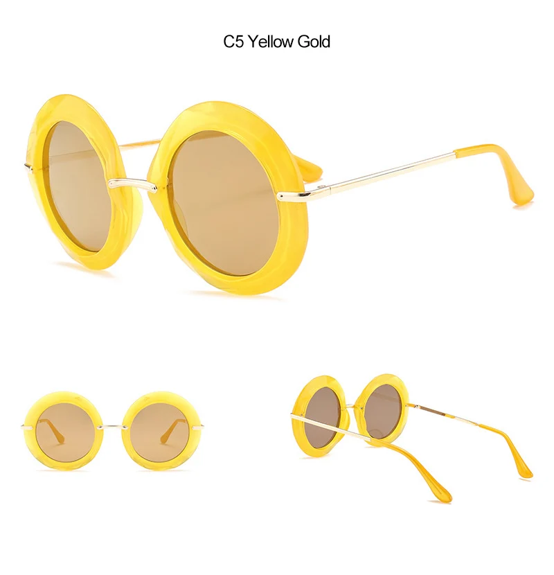 2018 New Retro Round Women Sunglasses  (16)