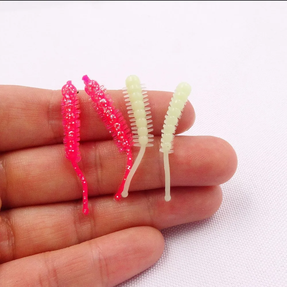 

Soft Shad Fishing Lures 3.8cm 0.2g 20pcs For Japan Worm Pesca Artificial Swimbait Silicon Bait Rubber Fish Fishing Tackle