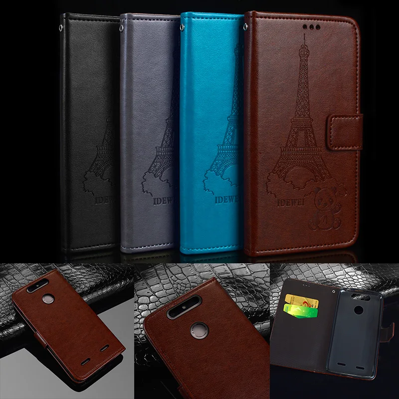 

Retro pattern For ZTE V8 Mini case Wallet Leather + silicon cover For ZTE Blade V8 Mini Cover coque Holder Stand funda back skin