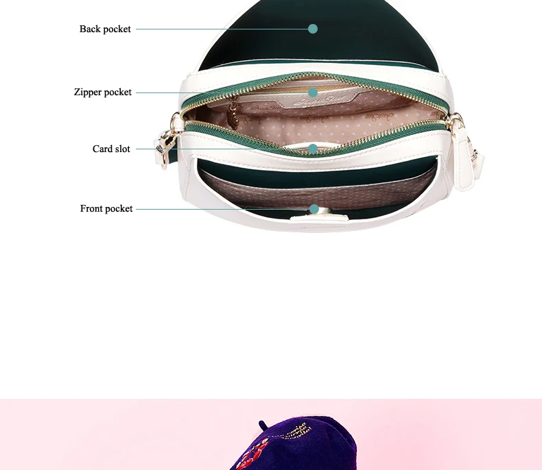 Just star women leather shoulder bag 8