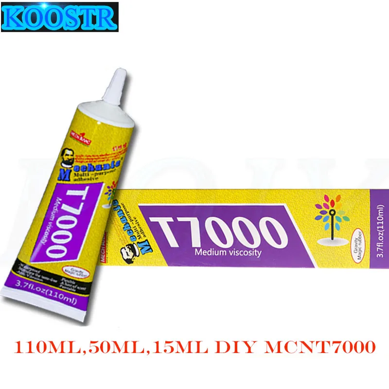 

15ml 50ml.110ml more powerful new epoxy resin adhesiveT7000 Transparent glue super sealant handset touch screen rack maintenance