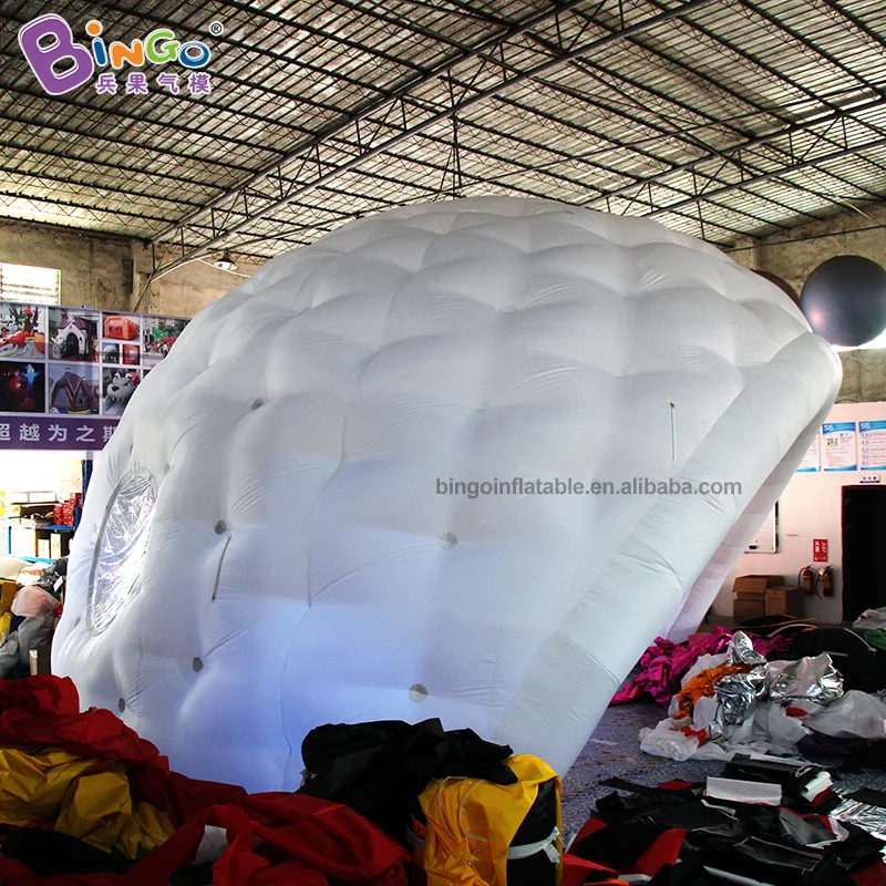  Customized LED Lighting 26 feet Inflatable igloo dome Tent / 8m inflatable giant inflatable igloo t