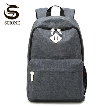

Scione Canvas Simple Backpack School Bags for Teenage Girls Boys Laptop Backpacks Large Capacity Travel Rucksack Bags Mochila