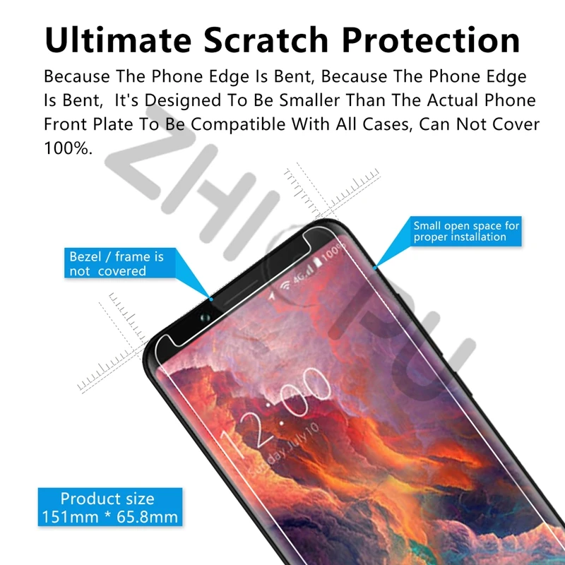 10 шт./лот 2.5D 0 26 мм 9H Премиум Закаленное стекло для UMIDIGI UMI S2 LITE защитная