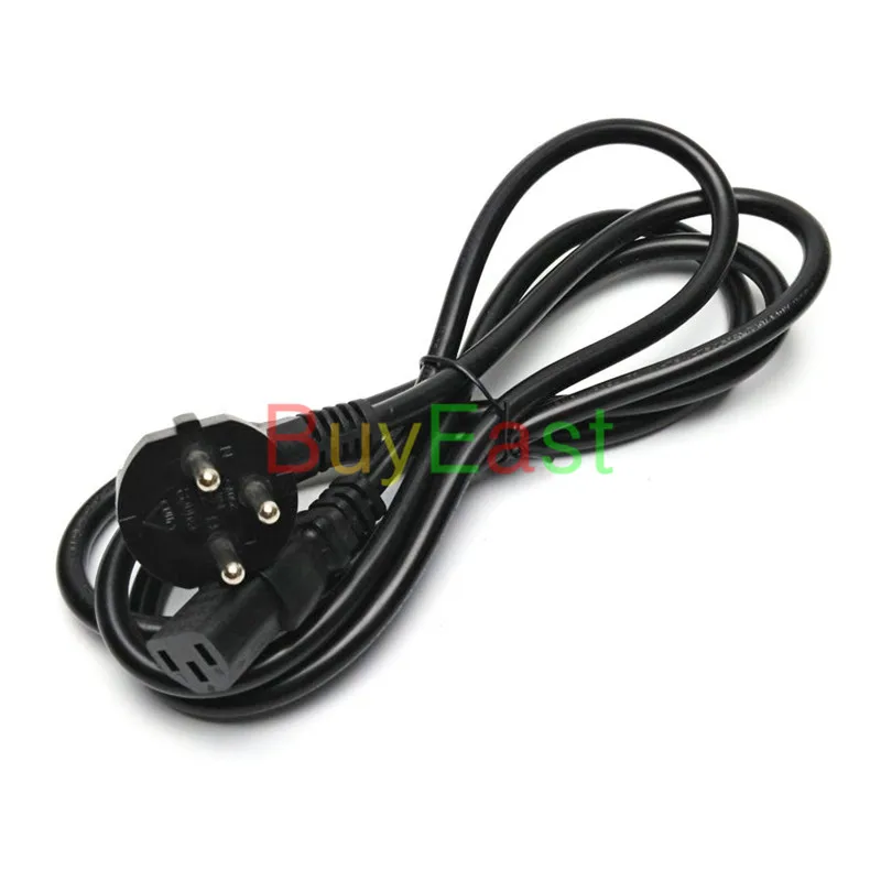 

Israel 3 pin Power Cord Cable 1.8M 1.0 Square for Desktop Printers Monitors 16A 250V