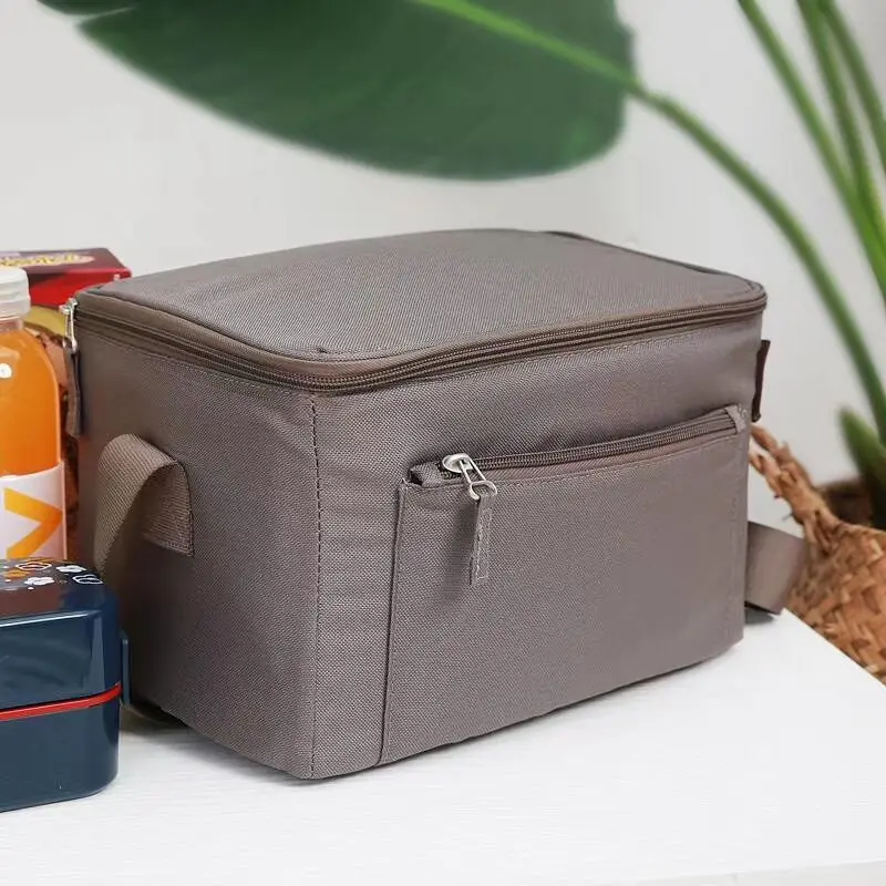 7L leak proof cooler bag thermal lunch picnic box thermos can holder