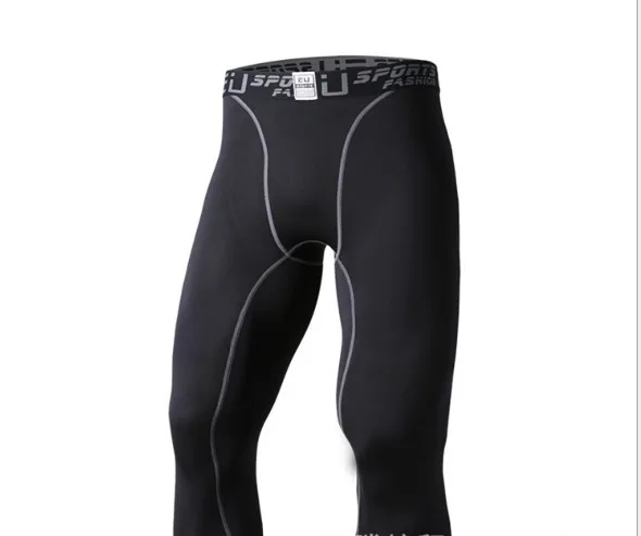 Men's Compression Tights Shorts Manpris Casual cropped trousers Tight Fitness Gym Skinny Running Yoga Fight Short for Man XXXL