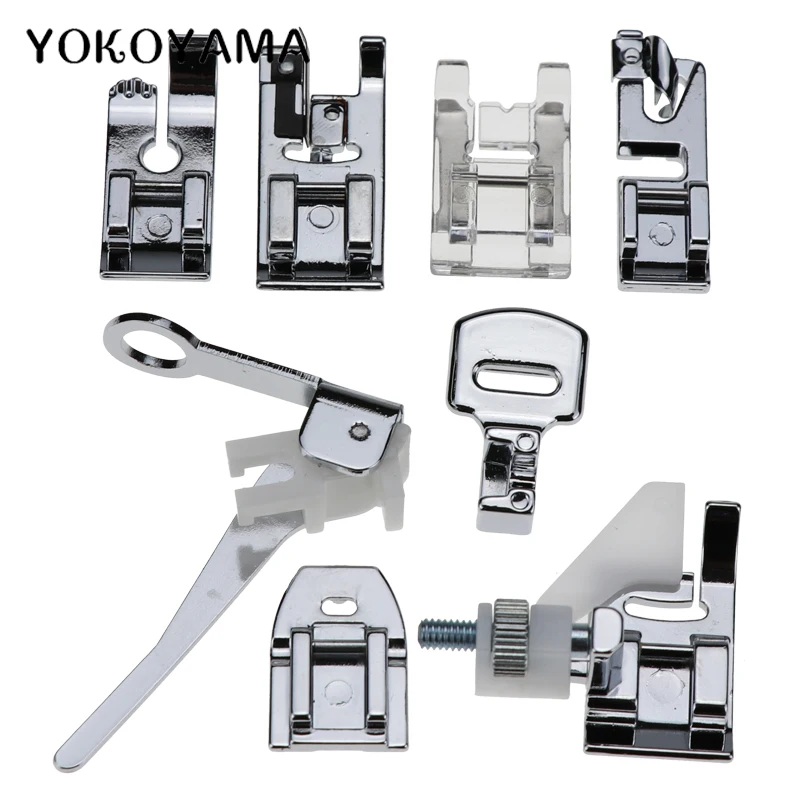 Прижимная лапка YOKOYAMA 8 шт./коркорт швейные детали домашняя многофункциональная
