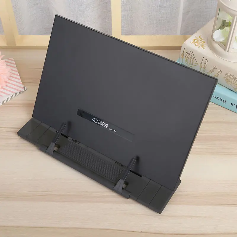 Best Coloffice Metal Reading Frame Computer Manuscript Clip Typing Reading Rack Reading Bookshelf Office Stationery Supplies 1Piece
