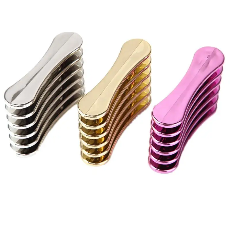 

Durable 5 Grid Nail Art Gold Plated Plastic Pen Holder Drawing Painting Brush Storage Rack Manicure Stand
