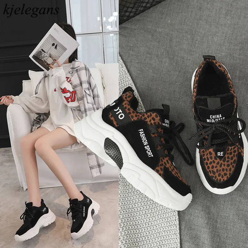 

Kjelegans 2018 tenis feminino Fashion breathable leopard personality spring autumn women Sneakers espadrilles zapatos mujer