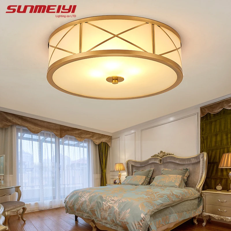 Винтажный дизайн светодиодный потолочный светильник круглый простой lampara de techo современные светильники для гостиной спальни кухни