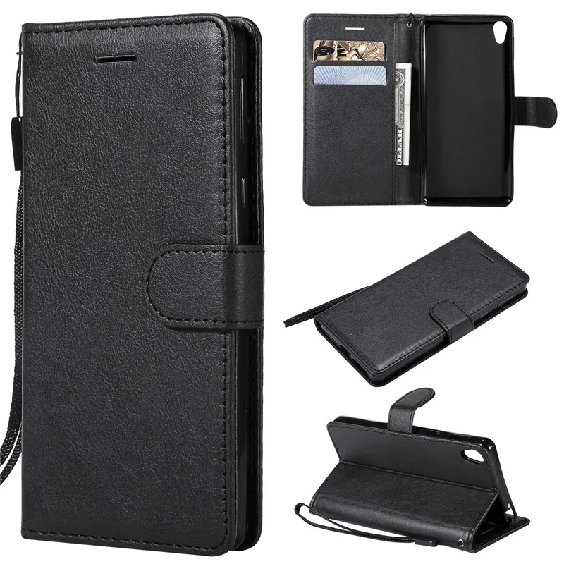 

FLYKYLIN Leather Cases sFor Sony Xperia E5 Case For Coque Sony E5 F3311 F3313 Case Cover Flip wallet With Card Holder Stand Capa