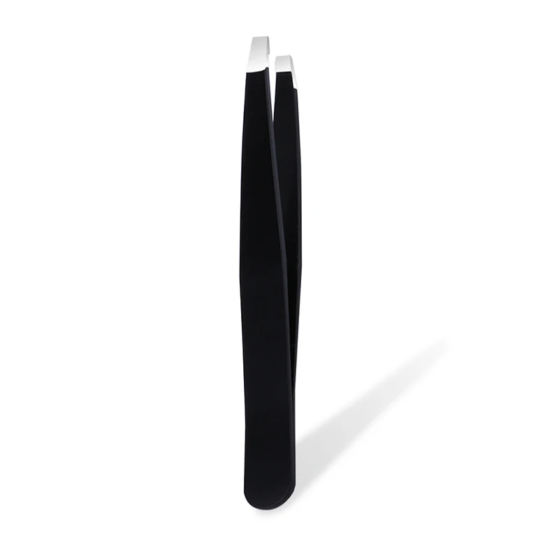 1PC Black Color Eyebrow Tweezer Hair Beauty Slanted Puller Stainless Steel Eye Brow Clips Makeup Tool Brand New | Красота и здоровье