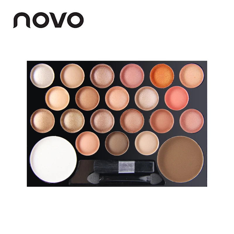 

NOVO 20 Colours Eye Shadow + 2 Colors Chheek Rouge Makeup Pallette Kit Professional Make Up Palette Set