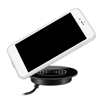 

elenxs Wireless Charger Embedded Desktop Wireless Transmitter Qi Furniture Office Charger Replacement for iPhoneX/XS/XR