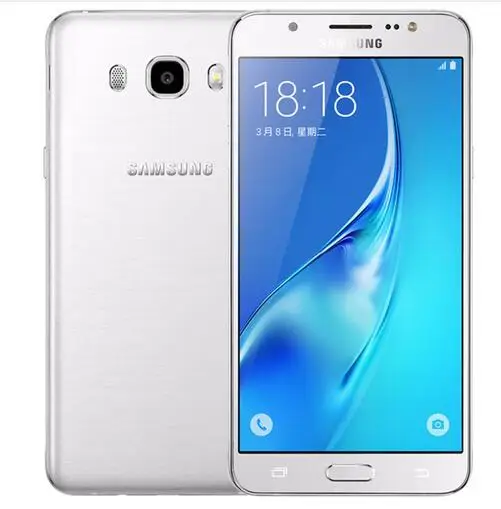 Смартфон samsung Galaxy J7 j7108(), 16 Гб ПЗУ, 3 ГБ ОЗУ, две sim-карты, 5,5 дюймов, Восьмиядерный, 3300 мАч, FDD/TDD LTE - Цвет: white