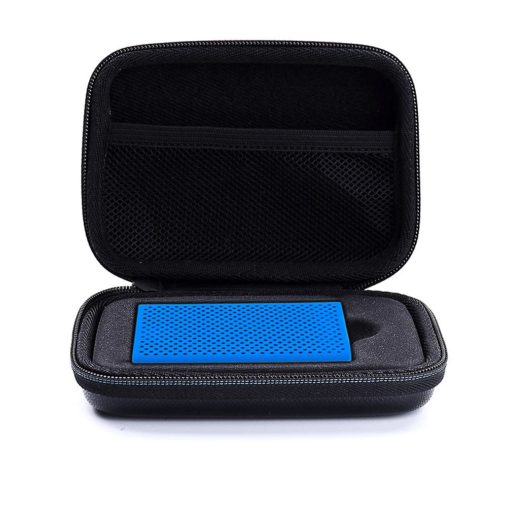 Чехол для переноски жесткого диска, переносная сумка для хранения, ударопрочный жесткий чехол EVA для samsung T5 T3 250/500G/1 T/2 T SSD+ синий силиконовый защитный чехол