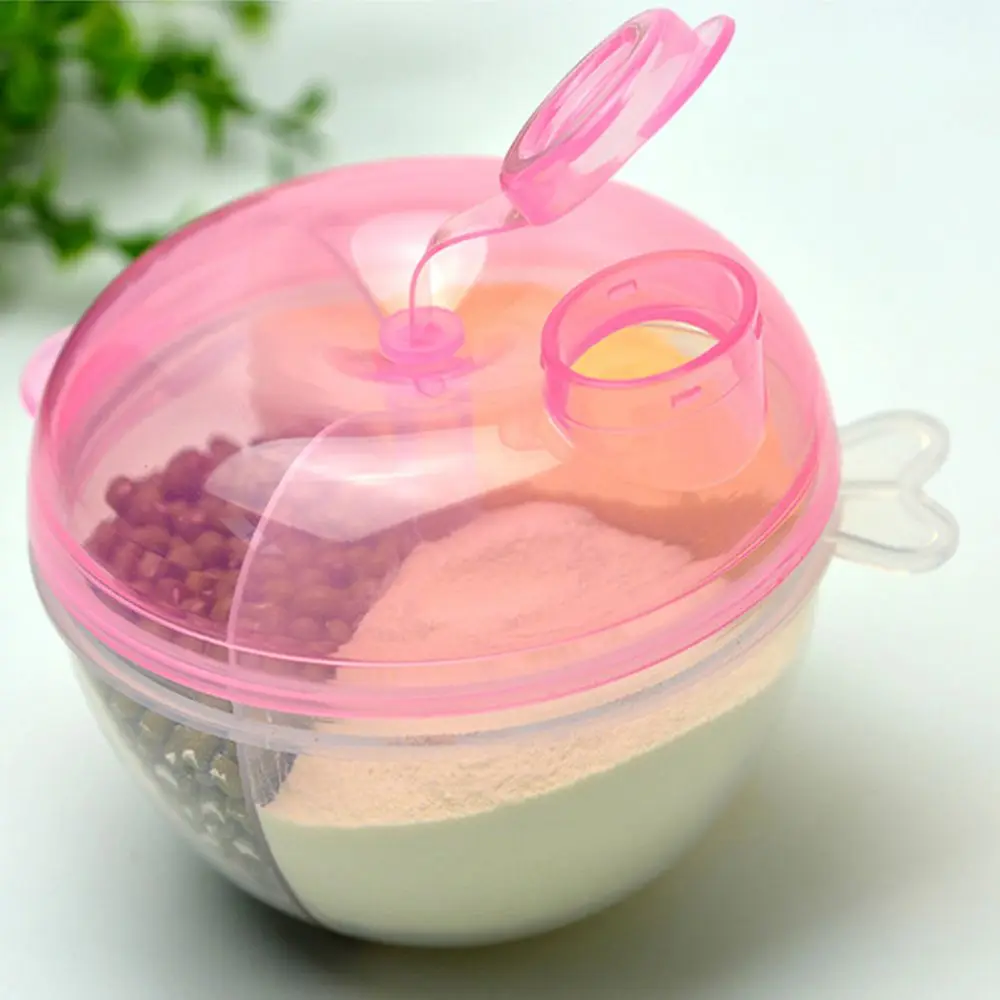 

Portable Baby Cartoon Milk Powder Dispenser Food Formula Container Storage Feeding Box 3Layer Travel Storage Box For Kids