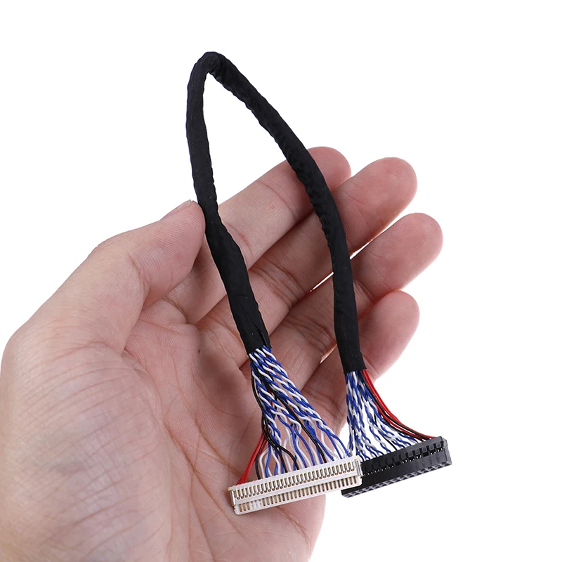 1 шт. 8 бит LVDS кабель FIX 30 Pin 2ch для 17 19 22 26 дюймов LCD/светодиодный контроллер панели | Компьютерные кабели и разъемы -32963057334