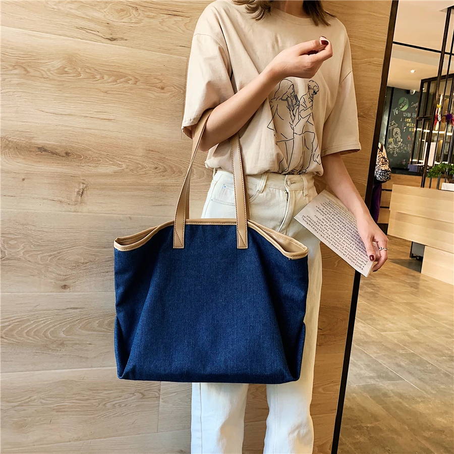 

Luxury Large Capacity Canvas Handbags Women Bags Designer Fashion Ladies Shoulder Bag High Quality Casual Messenger Tote Bags