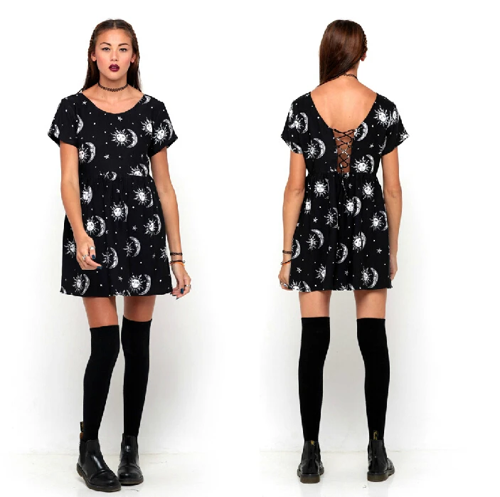 punk rock outfit girl