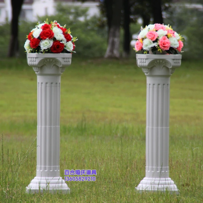 Plastic roman column fashion roman column outdoor wedding props supplies