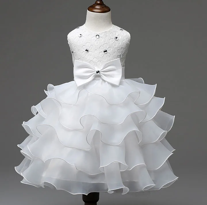 

layered birthday flowers girls vestidos de novia 2016 wedding white dresses 2 to kd 8