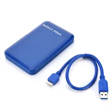 MEMTEQ USB 3,0 SATA 3,0 высокая скорость передачи 6 Гбит/с HDD корпус HDD SSD диск коробка чехол Plug& Play ультра-легкий синий