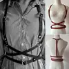 Unleash your bold style with our Fashion Sexy Faux Leather Harness. This punk gothic body bondage cage features adjustable shoulder and waist straps, crafted from durable faux leather. Perfect for making a statement, it seamlessly elevates any outfit with an edgy, confident flair. Fashion sexy faux leather Harness Punk Gothic Body Bondage Cage Shoulder Wraped Waist Strap <p>Elevate your style with the hirigin Women's Stretch Buckle Waist Belt. This chic, solid-pattern PU leather corset belt adds a touch of sophistication to any outfit. With a comfortable elastic fit and wide 6.5 cm design, it's perfect for defining your silhouette in beige, black, red, white, or camel.</p>