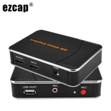 1080P Поддержка карты видеозахвата микрофон в HDMI запись игры для PS4 tv STB Box xbox HD камера USB U флэш-диск