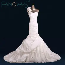 Vintage Mermaid Wedding Dresses Flower Shoulder Bridal Gowns Vintage Vestido de Novia Robe de mariage 2018 New arrival