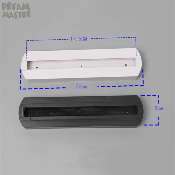Мини-трек, светильник ing, черно-белый рельсовый рельс, пластиковый Тросовый светильник, 2 провода поверхностного монтажа рельс для трекового светильник