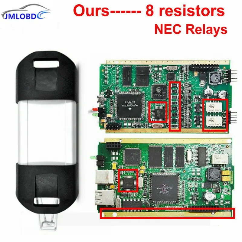 

With 8 Resistors V178 Version Renault Can Clip With CYPERSS AN2135SC Or AN2136SC Chip CAN Clip For Renault Tester Multi-Languag