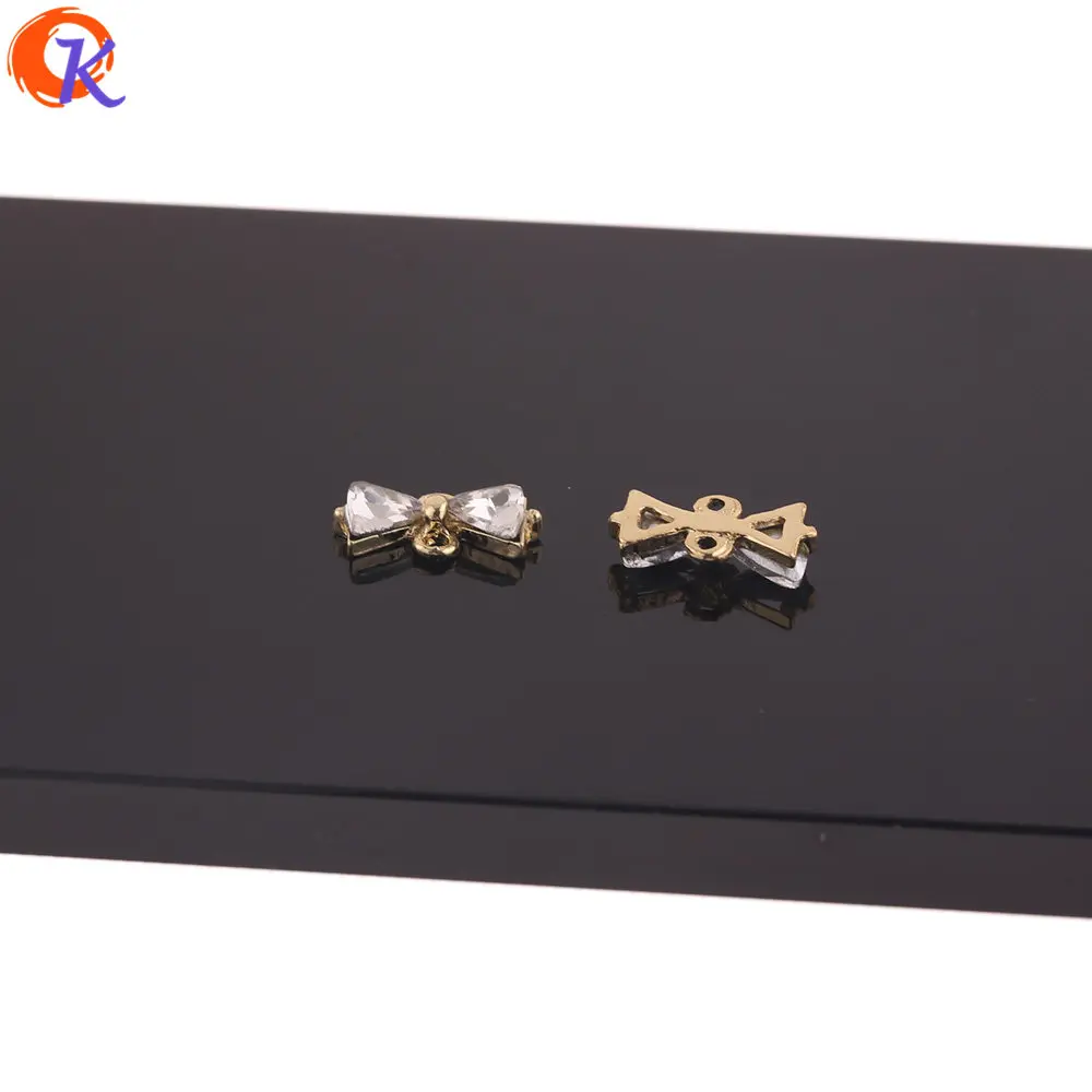 Cordial дизайн 100 шт 8*16 мм Jewelry аксессуары/серьги Разъемы/форма банта/DIY серьги делая/ручная работа/застежки для сережек