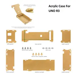 Hi-Q Keyes корпус прозрачный акриловый Box Совместимость для Arduino Mega 2560 R3 случае