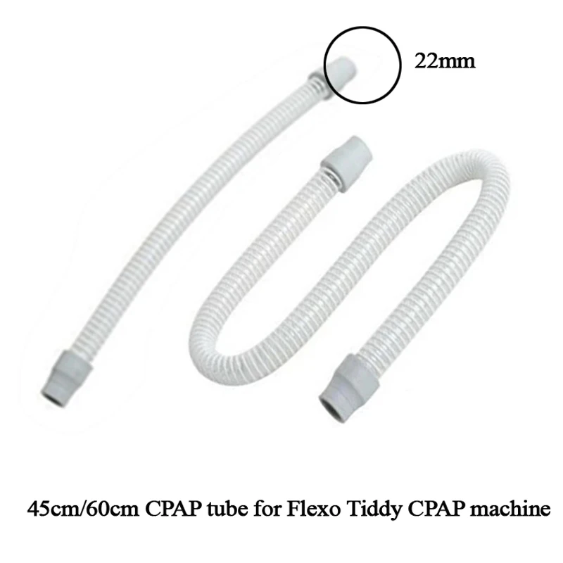 CPAP Hose Ultra-Light Hi-Performance 45cm or 60cm CPAP tube with 22mm Diameter for Flexo Tiddy CPAP machine Accessories