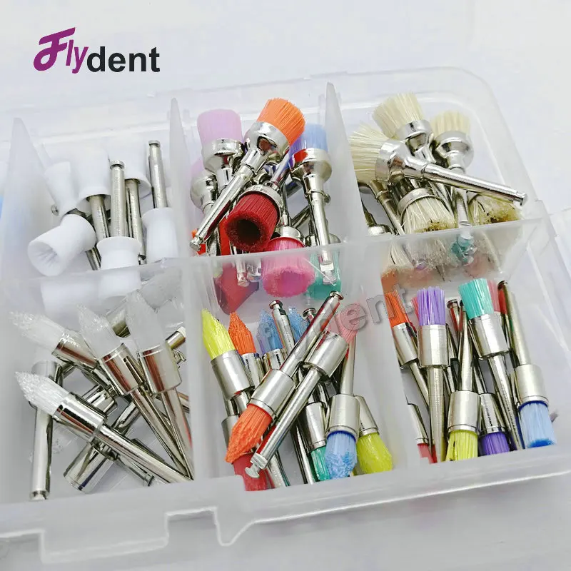Najtaniej 100 szt. Materiał dentystyczny szczotka assorted dental szczoteczka prophy kolorystyka nowa nylonowa szczotka do polerowania zastosowanie stomatologiczne