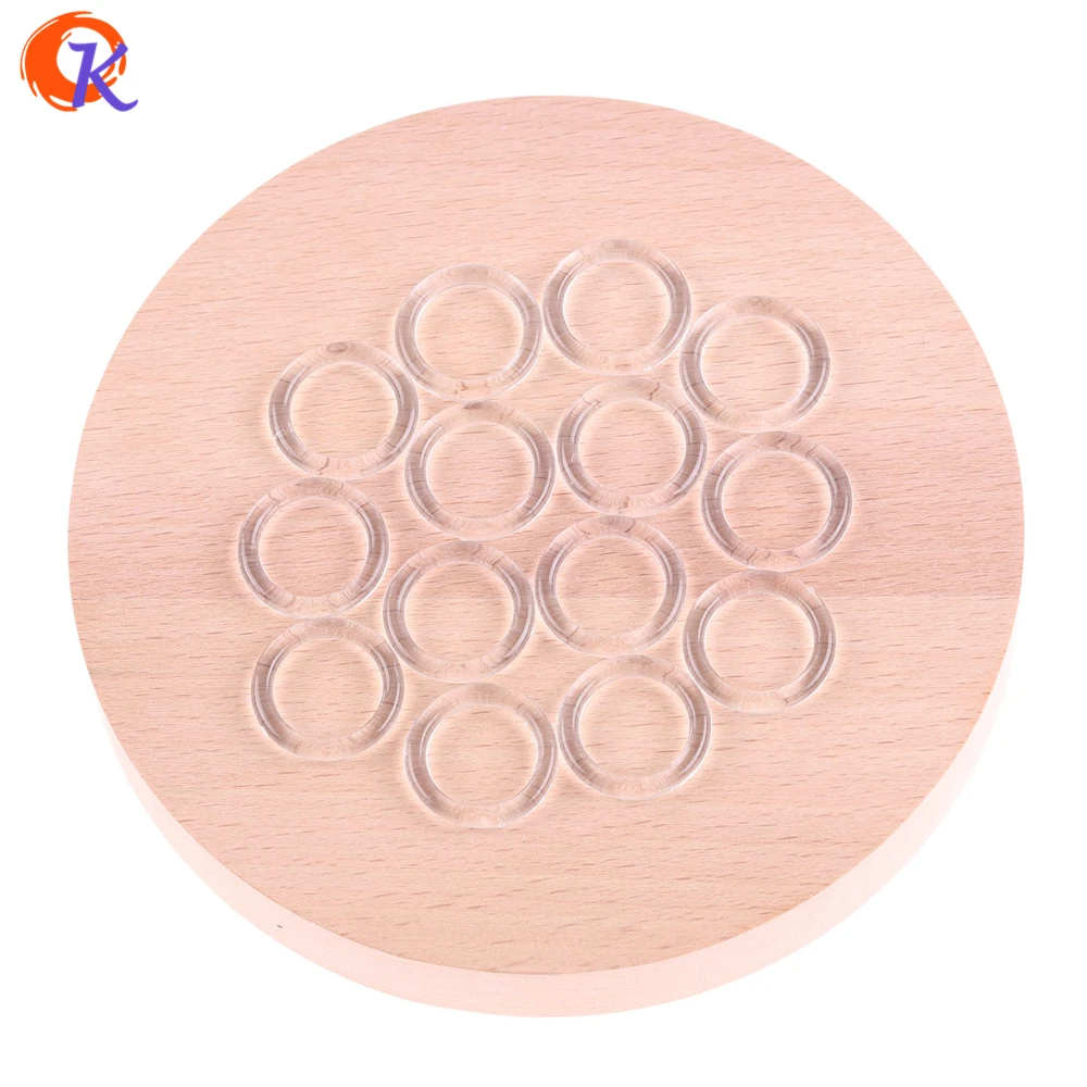 

Cordial Design Fashion Beads 22MM 24MM ( Design As Shown ) Clear Acrylic Ring Shape Beads For Jewelry Necklace Making